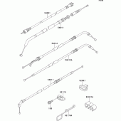 Схема узла: Cable для Kawasaki ZX600 ZZ-R600