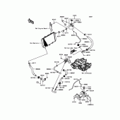 Схема узла: Water Pipe для Kawasaki ZR1000 Z1000 ABS