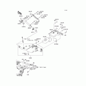 Схема вузла: Вихлопна система для Kawasaki KLX125 KLX125