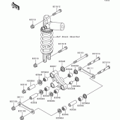 Схема вузла: Підвіска для Kawasaki ZX600 Ninja ZX-6R