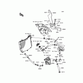 Схема вузла: Water Pipe для Kawasaki ZX1000 Ninja H2R