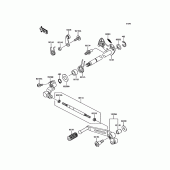 Схема узла: Переключатель передач для Kawasaki ZR900 Z900 ABS