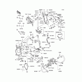 Схема вузла: Engine low cover assy zincated для Kawasaki VN1700 Vulcan 1700 Voyager