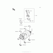 Схема вузла: Колінчастий вал для Kawasaki EX650 Ninja 650