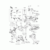 Схема вузла: Ignition switch/locks/reflectors для Kawasaki ZX1400 Ninja ZX-14