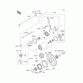 Схема вузла: Starter motor для Kawasaki VN1500 VN1500 Classic Tourer