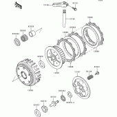 Схема вузла: Зчеплення для Kawasaki ZR750 ZR-7