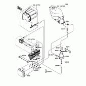 Схема узла: Canister для Kawasaki ZX1100 Ninja ZX-11