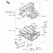 Схема вузла: Картер двигуна для Kawasaki ZX1400 ZZR1400 ABS