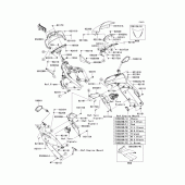 Схема узла: Cowling(1/2)(upper) для Kawasaki EX650 Ninja 650