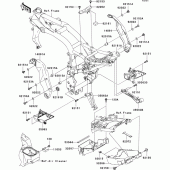 Схема вузла: Кріплення для Kawasaki ZR750 Z750
