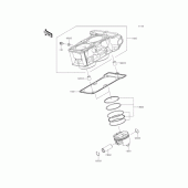 Схема вузла: Циліндр & Поршень для Kawasaki ER250 Z250