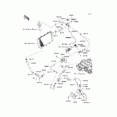 Схема узла: Water pipe для Kawasaki ZX1000 Z1000SX