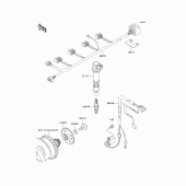 Схема узла: Ignition system для Kawasaki ZX600 Ninja ZX-6RR