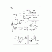 Схема узла: Руль & Пульт управления рулевой для Kawasaki ZX636 Ninja ZX-6R