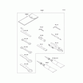 Схема вузла: Owners tools(laf/las) для Kawasaki ZR750 Z750