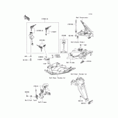 Схема вузла: Замок запалювання для Kawasaki ER650 ER-6N ABS