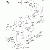 Схема вузла: Поворотники для Kawasaki VN800 Vulcan 800 Drifter