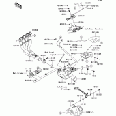 Схема вузла: Вихлопна система для Kawasaki ZX1000 Ninja ZX-10R