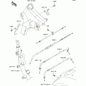 Схема узла: Тросики для Kawasaki VN900 VN900 Custom