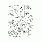 Схема вузла: Крило (VN400-D4) для Kawasaki VN400 Vulcan Drifter