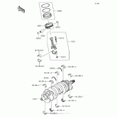 Схема узла: Коленвал/поршень(и) для Kawasaki ZX636 Ninja ZX-6R ABS KRT Edition