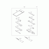 Схема вузла: Набір інструментів для Kawasaki KLX250 D-Tracker X