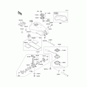 Схема вузла: Fuel tank(1/2) для Kawasaki ZG1000 Concours