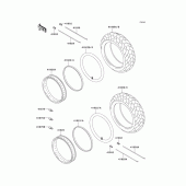 Схема вузла: Шини для Kawasaki VN800 Vulcan 800 Classic