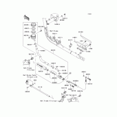 Схема узла: Задний тормозной цилиндр для Kawasaki VN2000 VN2000 Classic
