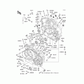Схема вузла: Crankcase(1/2)(vn1500-n1/n2) для Kawasaki VN1500 Vulcan 1500 Classic FI