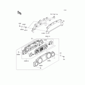 Схема вузла: Meter(s) для Kawasaki VN1700 Vulcan 1700 Voyager
