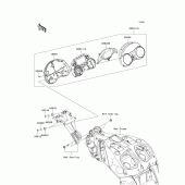 Схема узла: Meter(s) для Kawasaki ZX1400 Ninja ZX-14