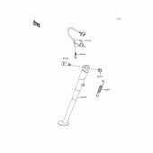 Схема узла: Stand(s) для Kawasaki KL250 KLR250