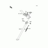 Схема узла: Stand(s) для Kawasaki KLX250 KLX250