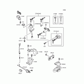 Схема вузла: Замок запалювання для Kawasaki ZR400 Zephyr X