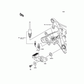 Схема вузла: Лапка гальма для Kawasaki EX650 ER-6F ABS