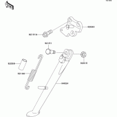 Схема узла: Stand(s) для Kawasaki ZX900 Ninja ZX-9R
