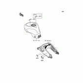 Схема вузла: Інформаційні наклейки для Kawasaki ZX636 Ninja ZX-6R 30th Anniversary Edition