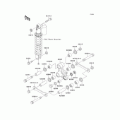 Схема узла: Suspension для Kawasaki KX65