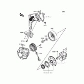 Схема вузла: Генератор для Kawasaki ZR900 Z900 ABS