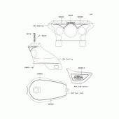 Схема узла: Наклейки для Kawasaki KZ1000 Police