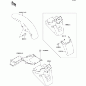Схема вузла: Крило для Kawasaki ZR750 Zephyr