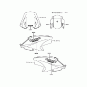 Схема вузла: Decals(White) для Kawasaki KLE650 Versys 650 ABS