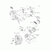 Схема узла: Система впрыскивания топлива для Kawasaki VN1700 Vulcan 1700 Voyager