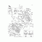 Схема вузла: Картер двигуна (1/2) для Kawasaki VN1500 Vulcan 1500 Nomad Fi