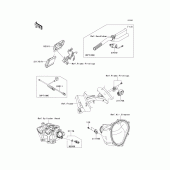Схема узла: Fuel injection для Kawasaki KX250/ KX252 KX250F