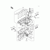 Схема узла: Картер двигателя для Kawasaki KZ1000 Police