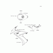 Схема вузла: Decals(cborange)(e9f) для Kawasaki ZX1000 Ninja ZX-10R