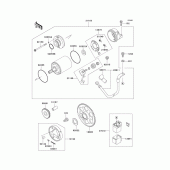 Схема узла: Starter motor для Kawasaki ZX600 Ninja ZX-6R